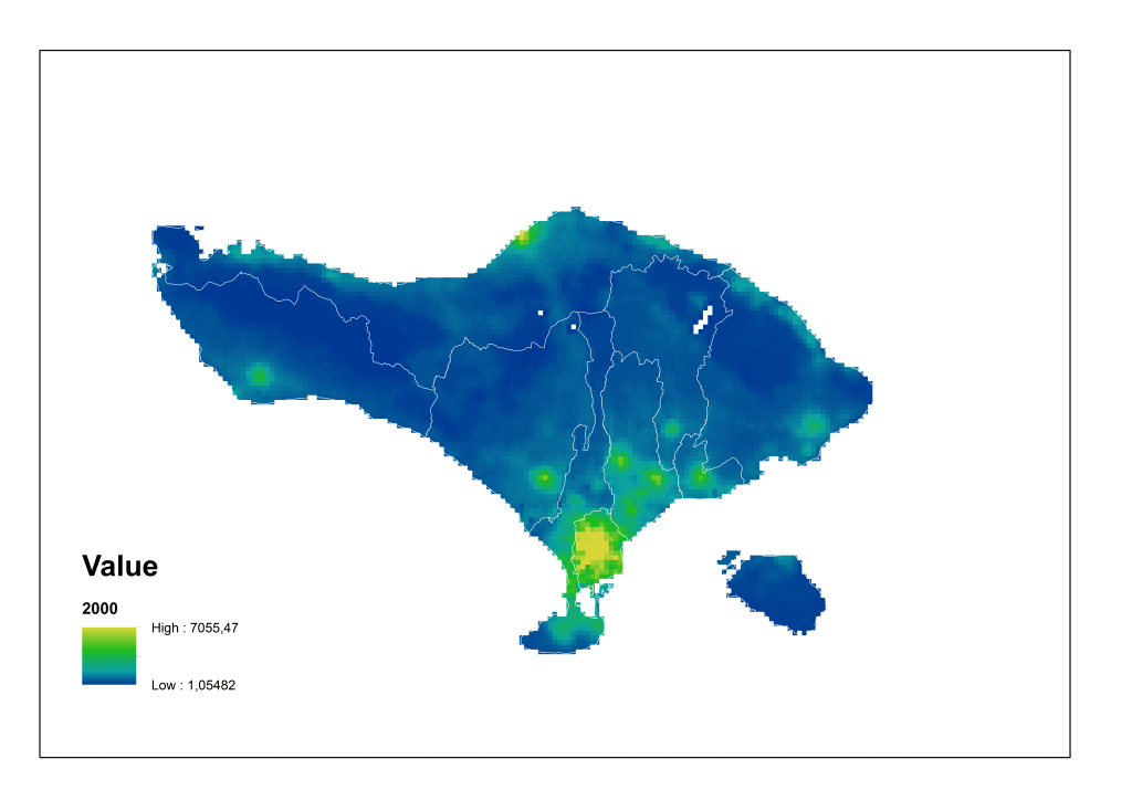 Analisis Land Surface Temperature (LST) Provinsi Bali tahun 2000-2020
